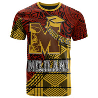 Hawaii Mililani High School Custom T Shirt Mililani High School Polynesian Pattern LT10 - Wonder Print Shop