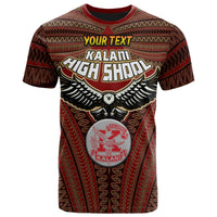 Hawaii Kalani High School Custom T Shirt Kalani High School Polynesian With Falcon Pattern LT10 - Wonder Print Shop