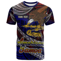 American Samoa T Shirt Custom American Samoa Eagle With Polynesian Patterns T Shirt LT10 - Wonder Print Shop