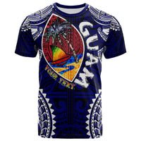 Guam T Shirt Custom Guam independence Day Wish You A Very Happy independence Day With Polynesian Patterns LT10 - Wonder Print Shop