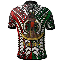 Vanuatu Polo Shirt Custom Vanuatu Independence Anniversary With Arm Polynesian Patterns Polo Shirt LT10 - Wonder Print Shop
