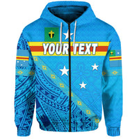Custom Tafea Province Zip Hoodie Vanuatu Pattern Unique Style LT8 - Wonder Print Shop