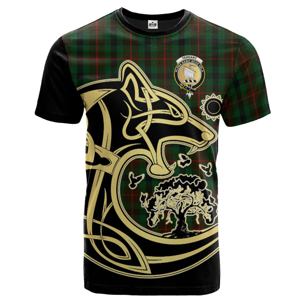 scottish-tennant-clan-crest-celtic-wolf-tartan-t-shirt
