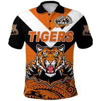 Papua New Guinea Lae Snax Tigers Polo Shirt Rugby Simple Style Black LT8 - Wonder Print Shop