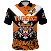 Custom Papua New Guinea Lae Snax Tigers Polo Shirt Rugby Simple Style Black LT8 - Wonder Print Shop