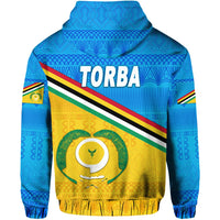Torba Province Hoodie Vanuatu Pattern Traditional Style LT8 - Wonder Print Shop