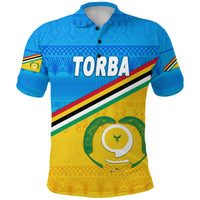 Henry Stanley Torba Province Polo Shirt Vanuatu Pattern Traditional Style LT8 - Wonder Print Shop