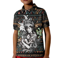 Native American Clothing In Mothers Cradle Polo Shirt for Kid TS07 - Wonder Print Shop