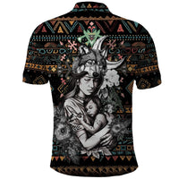 Native American Clothing In Mothers Cradle Polo Shirt TS07 - Wonder Print Shop