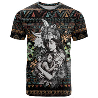 Native American Clothing In Mother's Cradle T Shirt TS07 - Wonder Print Shop