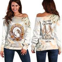 First Mother's Day - Expecting Mom With Baby Off Shoulder Sweater TS07 - Wonder Print Shop