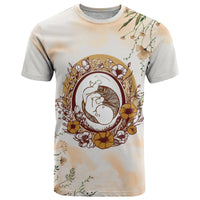 First Mothers Day Expecting Mom With Baby T Shirt TS07 - Wonder Print Shop