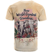 Then World Best Mom Now World Greatest Grandma Mother's Day T Shirt TS07 - Wonder Print Shop
