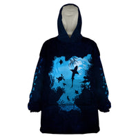 World Ocean Day Wearable Blanket Hoodie Lost My Heart To The Sea TS07 - Wonder Print Shop