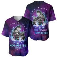 Personalised Mom & Baby Baseball Jersey Ursa Major Constellation TS07 - Wonder Print Shop