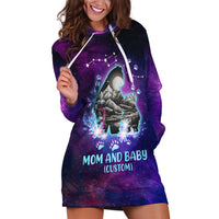 Personalised Mom & Baby Hoodie Dress Ursa Major Constellation TS07 - Wonder Print Shop