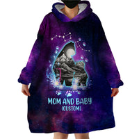 Personalised Mom & Baby Wearable Blanket Hoodie Ursa Major Constellation TS07 - Wonder Print Shop