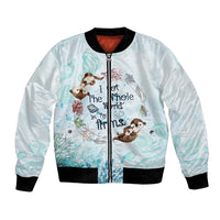 Mom Love You Like No Otter Bomber Jacket TS07 - Wonder Print Shop