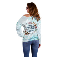 Mom Love You Like No Otter Off Shoulder Sweater TS07 - Wonder Print Shop