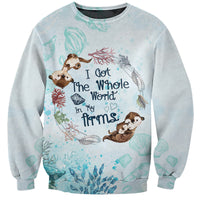 Mom Love You Like No Otter Sweatshirt TS07 - Wonder Print Shop