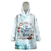 Mom Love You Like No Otter Wearable Blanket Hoodie TS07 - Wonder Print Shop