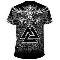 Viking Valkyrie T Shirt Valknut Pattern RLT12 - Wonder Print Shop