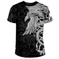 Viking T Shirt Special Raven Tattoo RLT12 - Wonder Print Shop