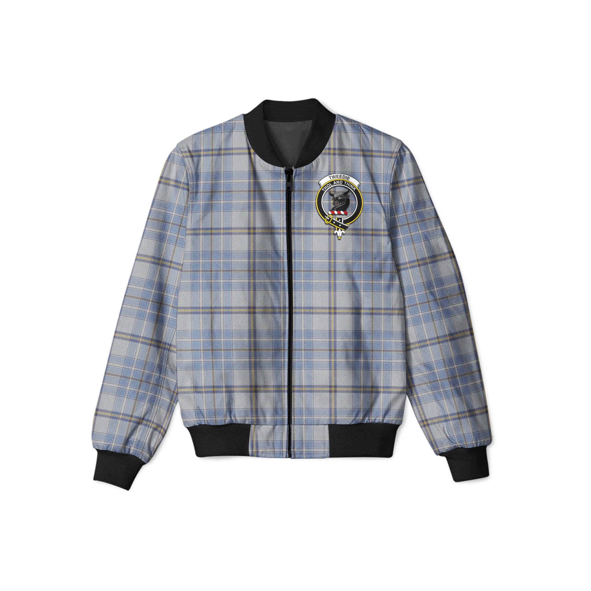 scottish-tweedie-clan-crest-tartan-bomber-jacket