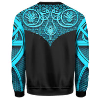 Viking Sweatshirt - Best Viking Tattoo Blue RLT12 - Wonder Print Shop