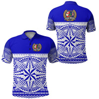 Tonga Kalapu Minisita Polo Shirt Special Version Blue LT8 - Wonder Print Shop