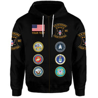 Custom U.S. Veterans Motorcycle Club Hoodie USVMC Simple Style LT8 - Wonder Print Shop