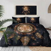 Native American Eye Dreamcatcher Galaxy Golden Print Bedding Set LT10 - Wonder Print Shop