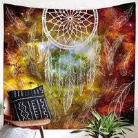 Dreamcatcher Skull Native American Tapestry LT10 - Wonder Print Shop