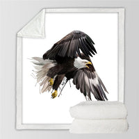 flying-eagle-watercolor-soft-throw-blanket