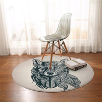 native-american-howling-wolf-round-carpet