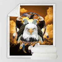flying-eagle-watercolor-soft-throw-blanket