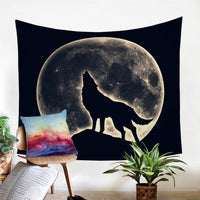 Native American Tribal Wolf Dream Catcher Tapestry LT10 - Wonder Print Shop