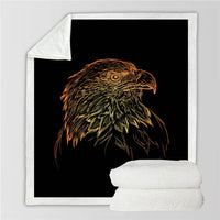 flying-eagle-watercolor-soft-throw-blanket