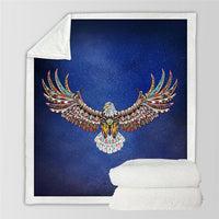 flying-eagle-watercolor-soft-throw-blanket