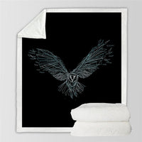 flying-eagle-watercolor-soft-throw-blanket