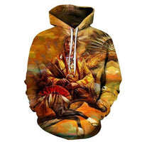 Native American Design InspiRed 3D Hoodies LT10 - Wonder Print Shop