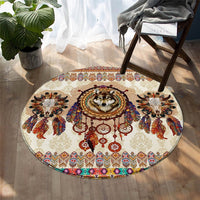 native-american-blue-wolf-round-carpets