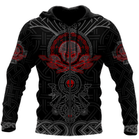 Viking Clothing Valhalla Awaits Hoodie RLT12 - Wonder Print Shop