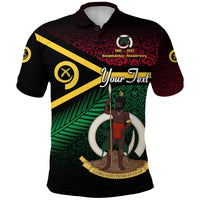 Custom Vanuatu Polo Shirt Special Independence Anniversary Original Flag Style LT8 - Wonder Print Shop