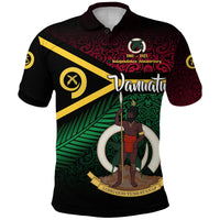 Vanuatu Polo Shirt Special Independence Anniversary Original Flag Style LT8 - Wonder Print Shop