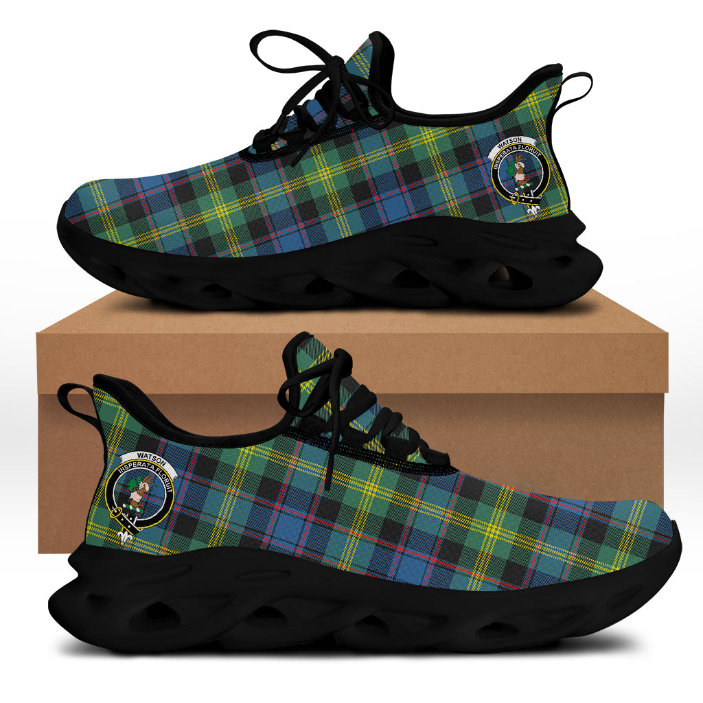 scottish-watson-ancient-clan-crest-tartan-clunky-sneakers