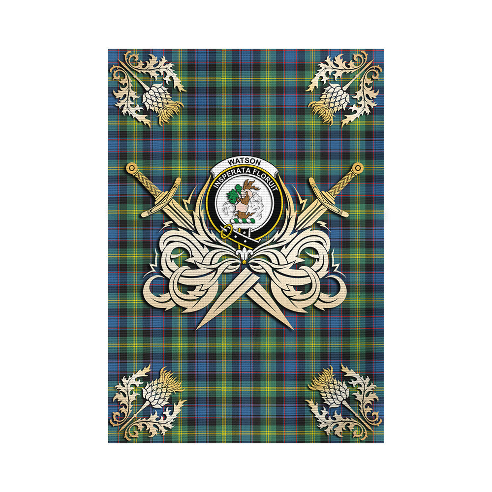 scottish-watson-ancient-clan-crest-courage-sword-tartan-garden-flag