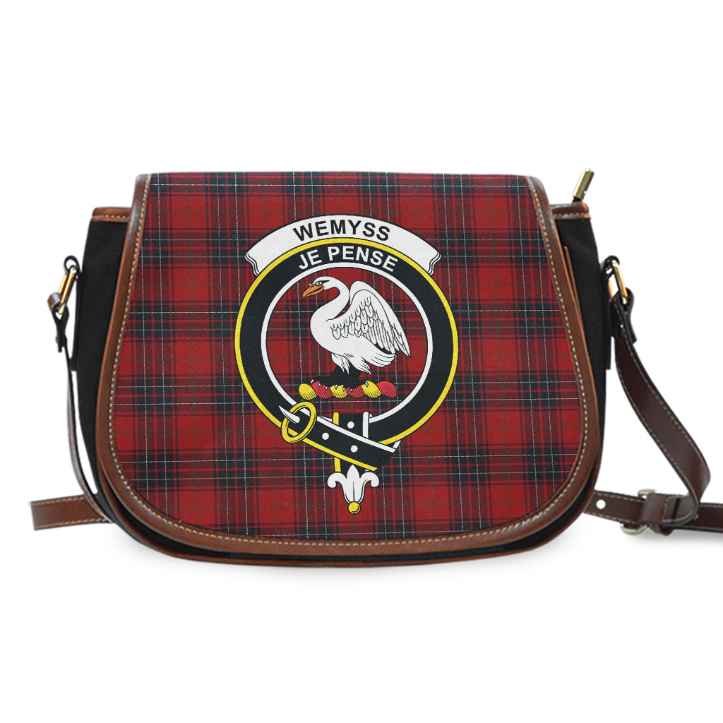 scottish-wemyss-clan-crest-tartan-saddle-bag