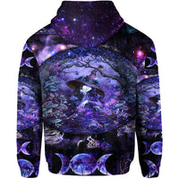 Wicca Tree Of Life With Witch Hoodie Simple Vibes LT8 - Wonder Print Shop