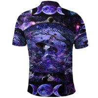 Wicca Tree Of Life With Witch Polo Shirt Simple Vibes LT8 - Wonder Print Shop